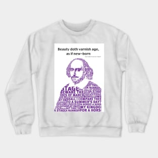 Shakespeare birthday loves labours lost Crewneck Sweatshirt